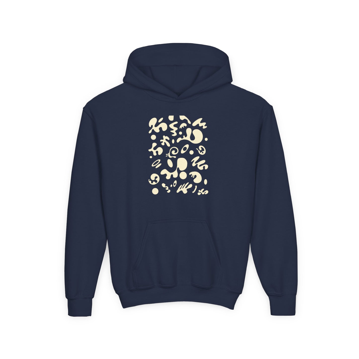 Bright Future Youth Heavy Blend Hooded Sweatshirt - Blank Page