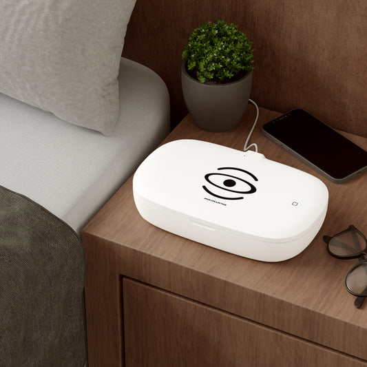 Jaha Logo UV Phone Sanitizer and Wireless Charging Pad