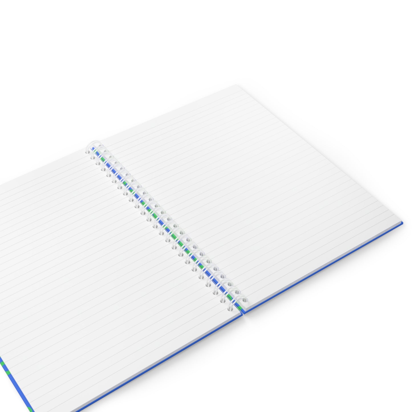 Mirror Work Color Spiral Notebook (Wide Ruled) - Tide Pool
