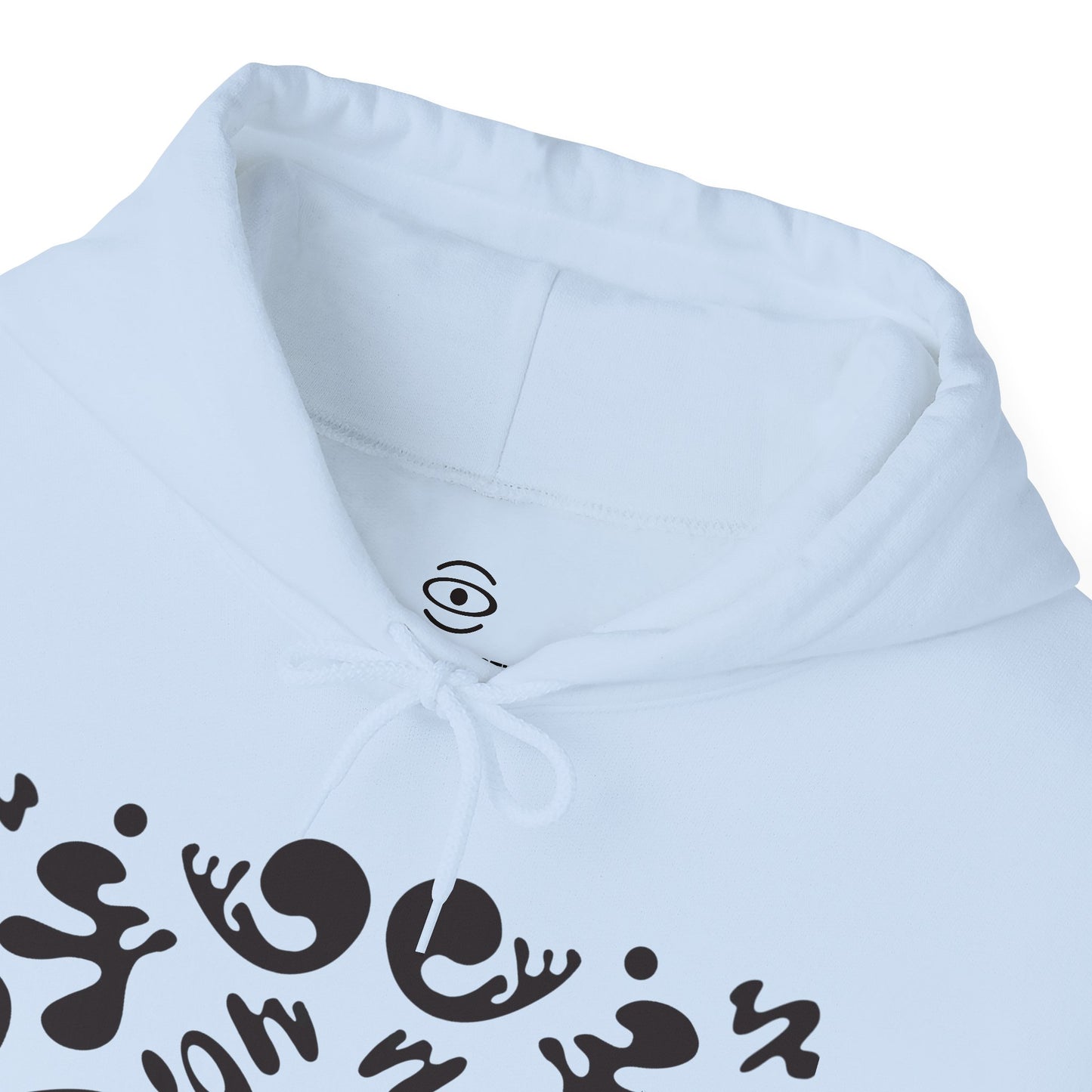 Mirror Work Unisex Heavy Blend™ Hooded Sweatshirt - Smoke Signal Black Print