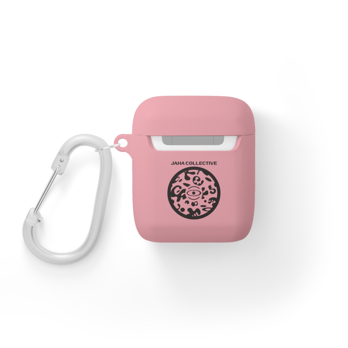Adorn'd Logo Hard Plastic Airpods Case Cover - Smoke Signal Black