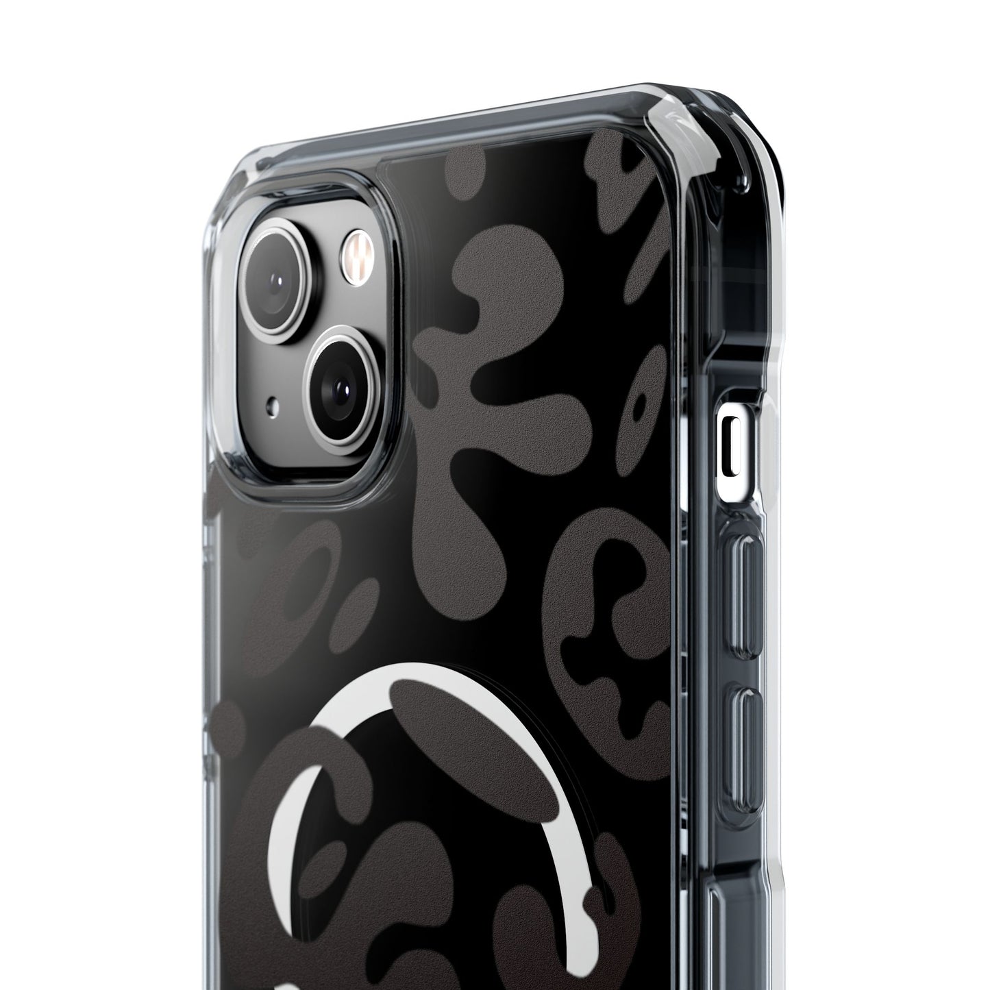 Pure Imagination Clear MagSafe Impact Case - Smoke Signal Black