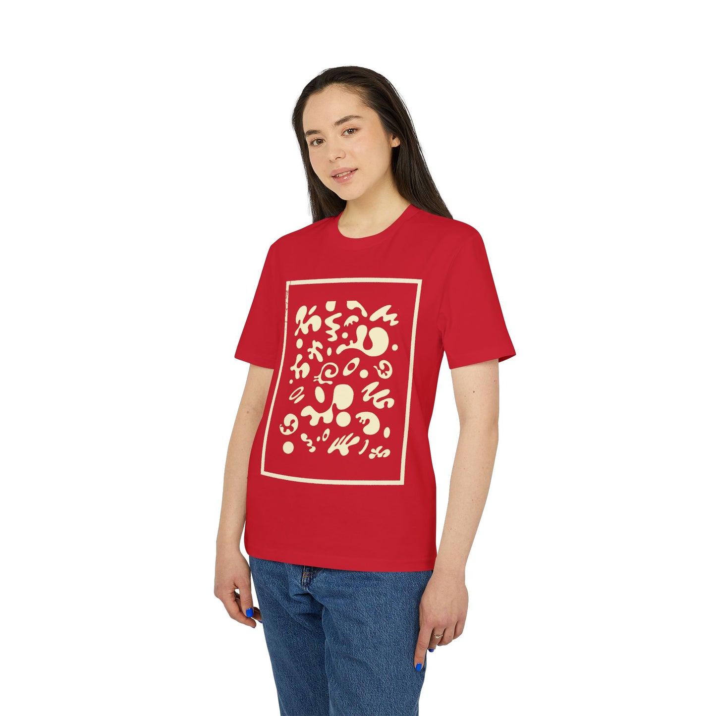Deep Dream Unisex T-shirt - Blank Page White
