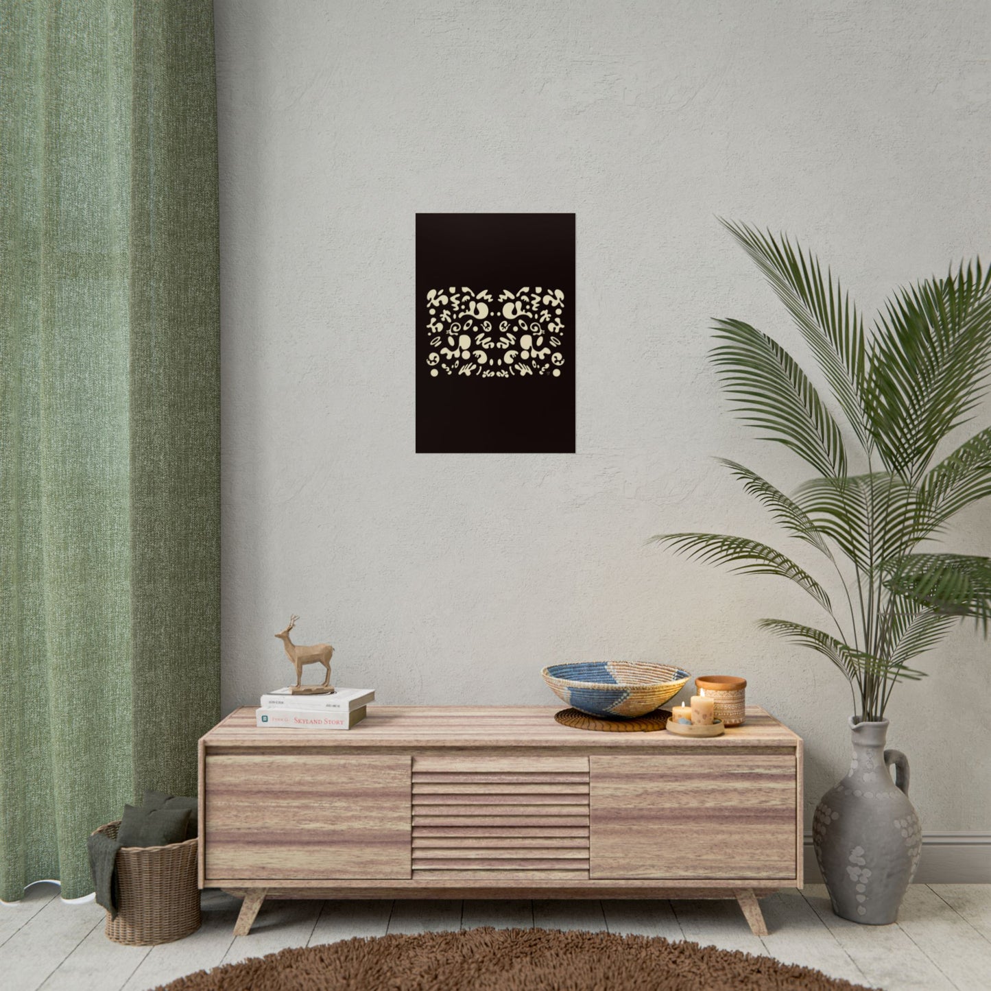 Mirror Work Rolled Poster (Portrait) - Smoke Signal