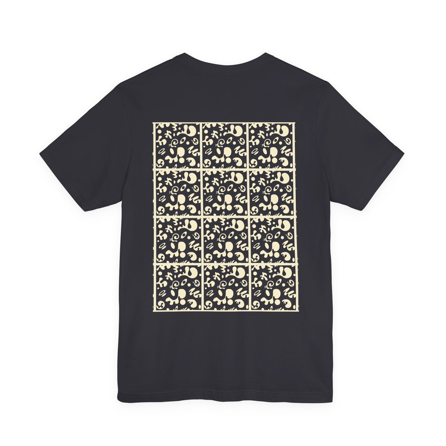 Adorn'd Unisex Jersey Short Sleeve Tee - Blank Page White Print