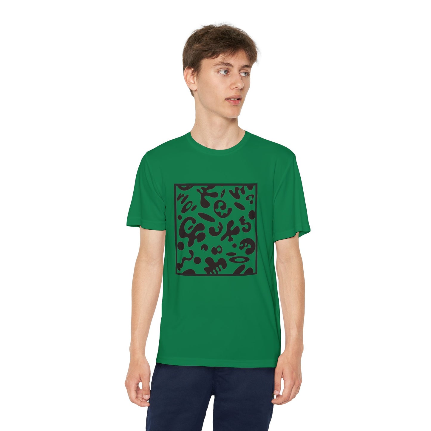 Adorn'd Youth Competitor Graphic Tee - Smoke Signal Black