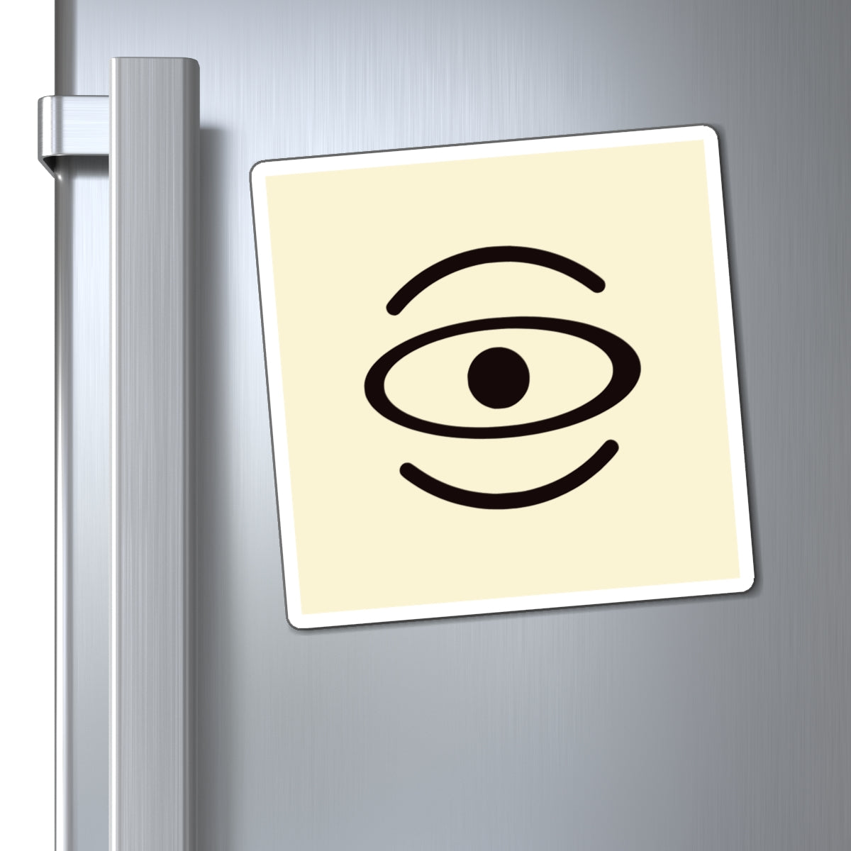 Jaha Logo Square Magnet - Blank Page White