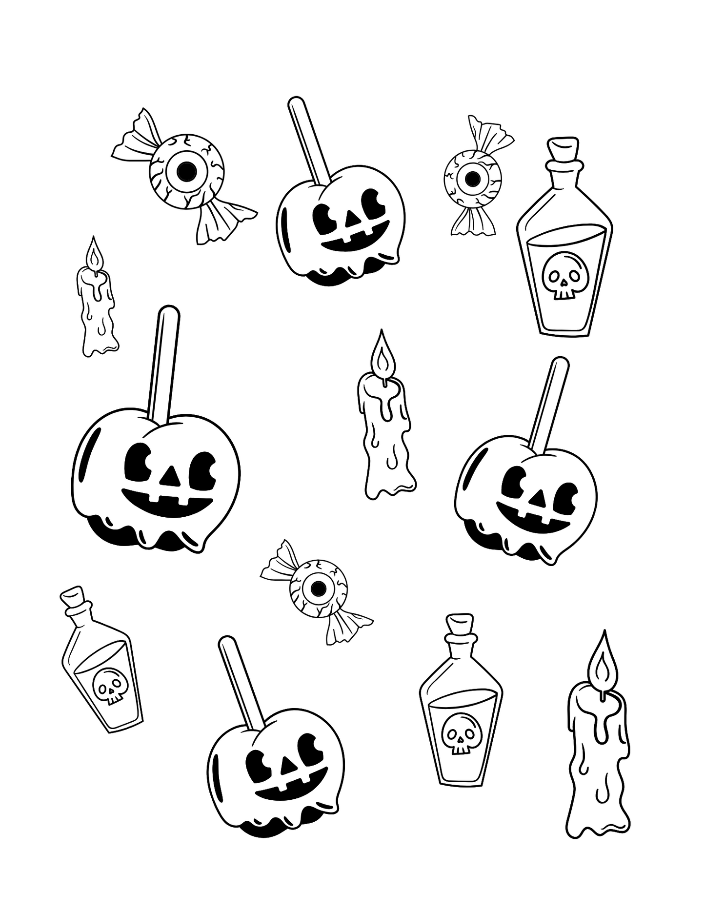 Halloween Color Magic Anti Stress Coloring Book