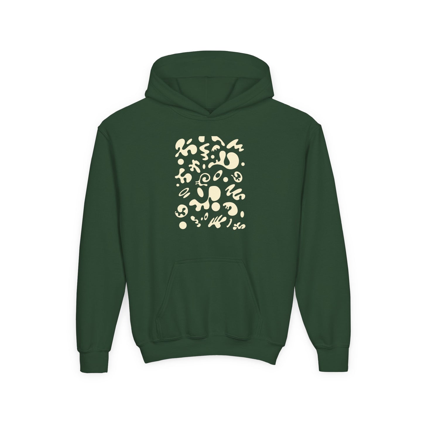 Bright Future Youth Heavy Blend Hooded Sweatshirt - Blank Page