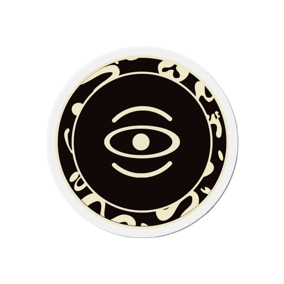 Adorn'd Logo Die Cut Magnet - Smoke Signal