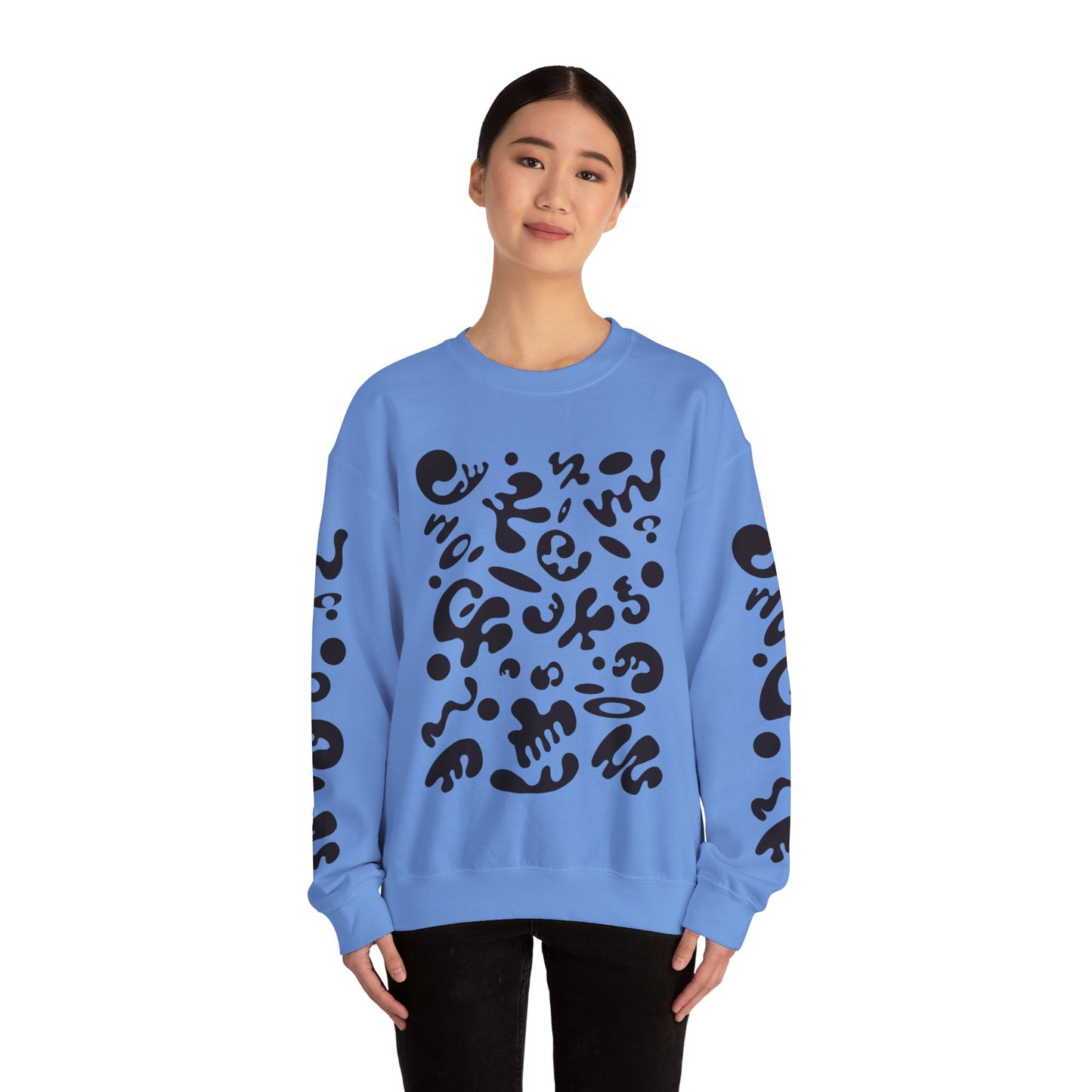 Pure Imagination Unisex Heavy Blend™  Crewneck Sweatshirt- Smoke Signal Black Print