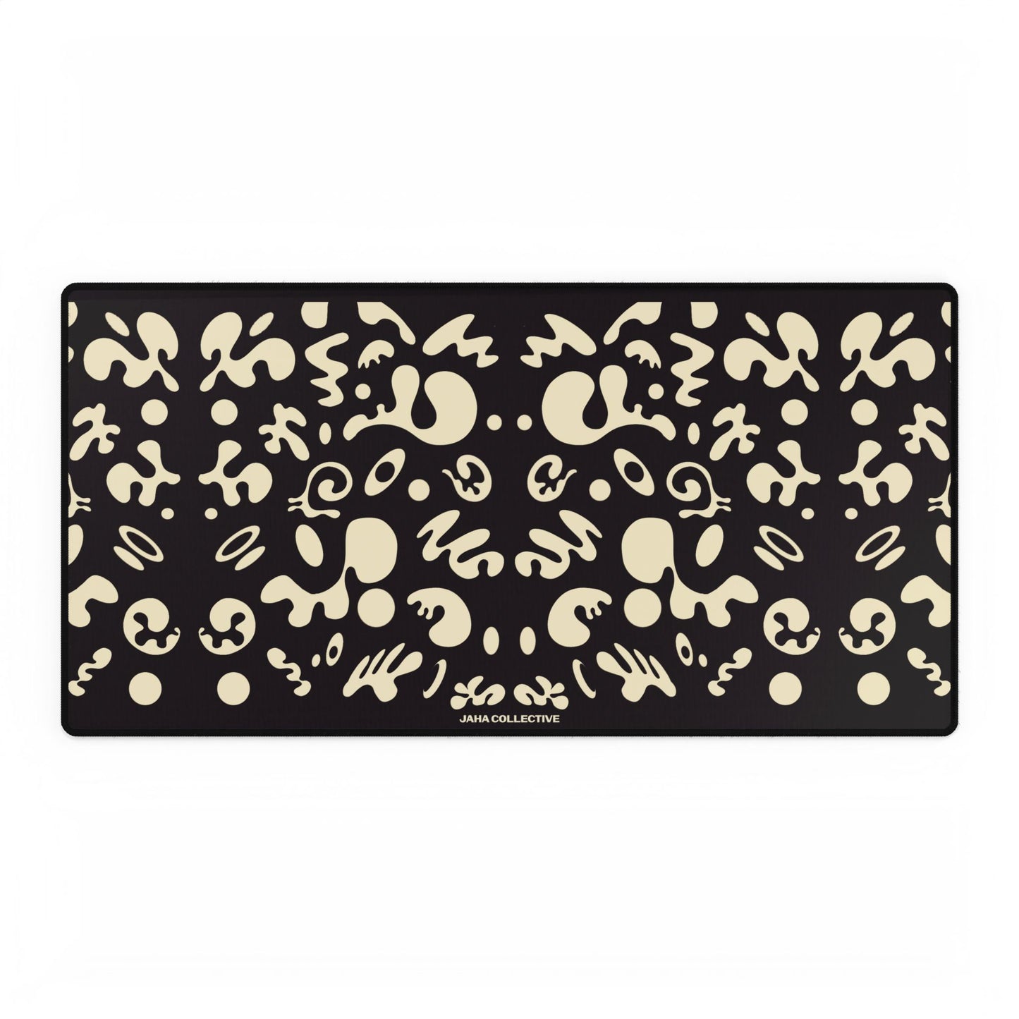 Mirror Work Desk Mats - Smoke Signal Black