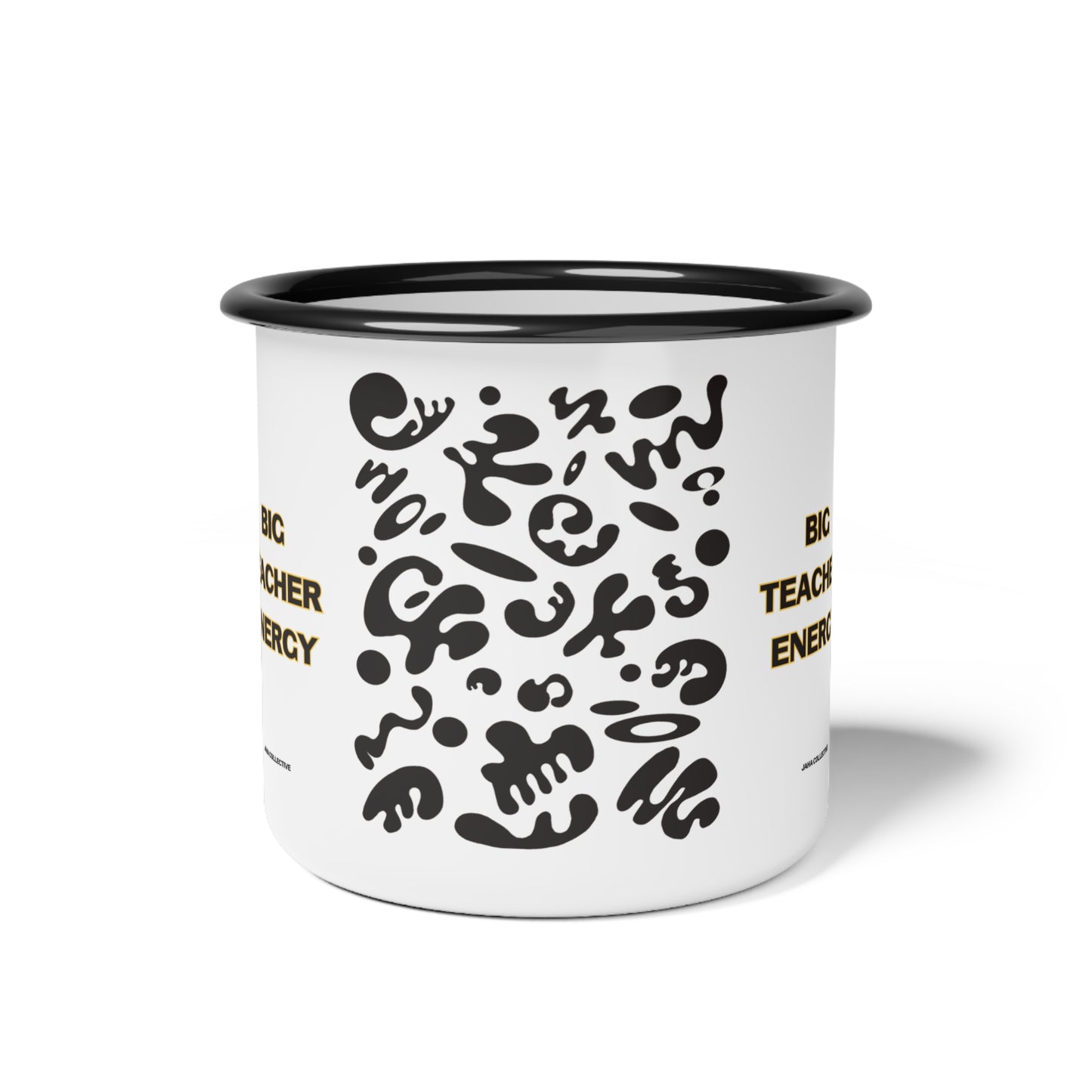 Big Teacher Energy Enamel Cup