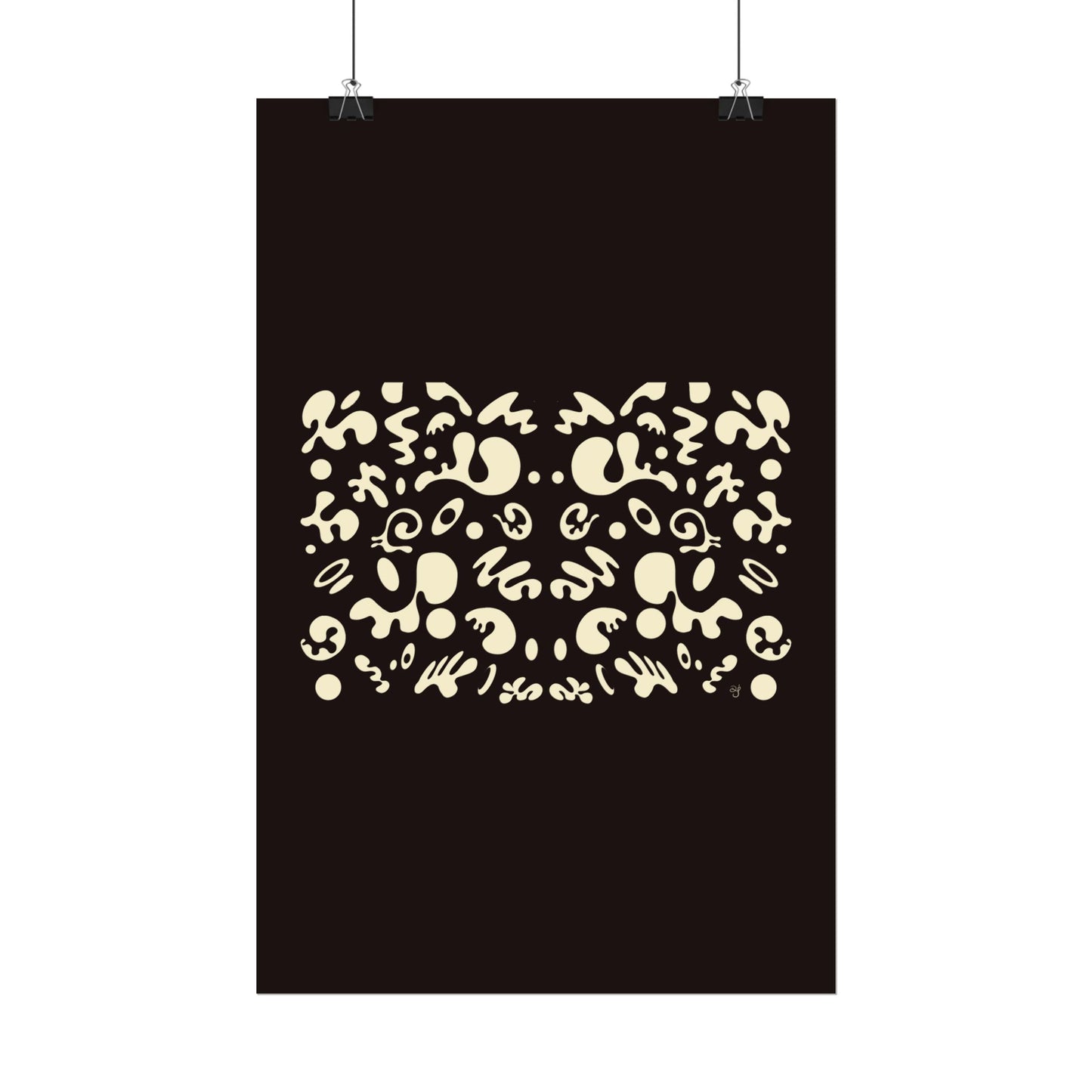 Mirror Work Rolled Poster (Portrait) - Smoke Signal