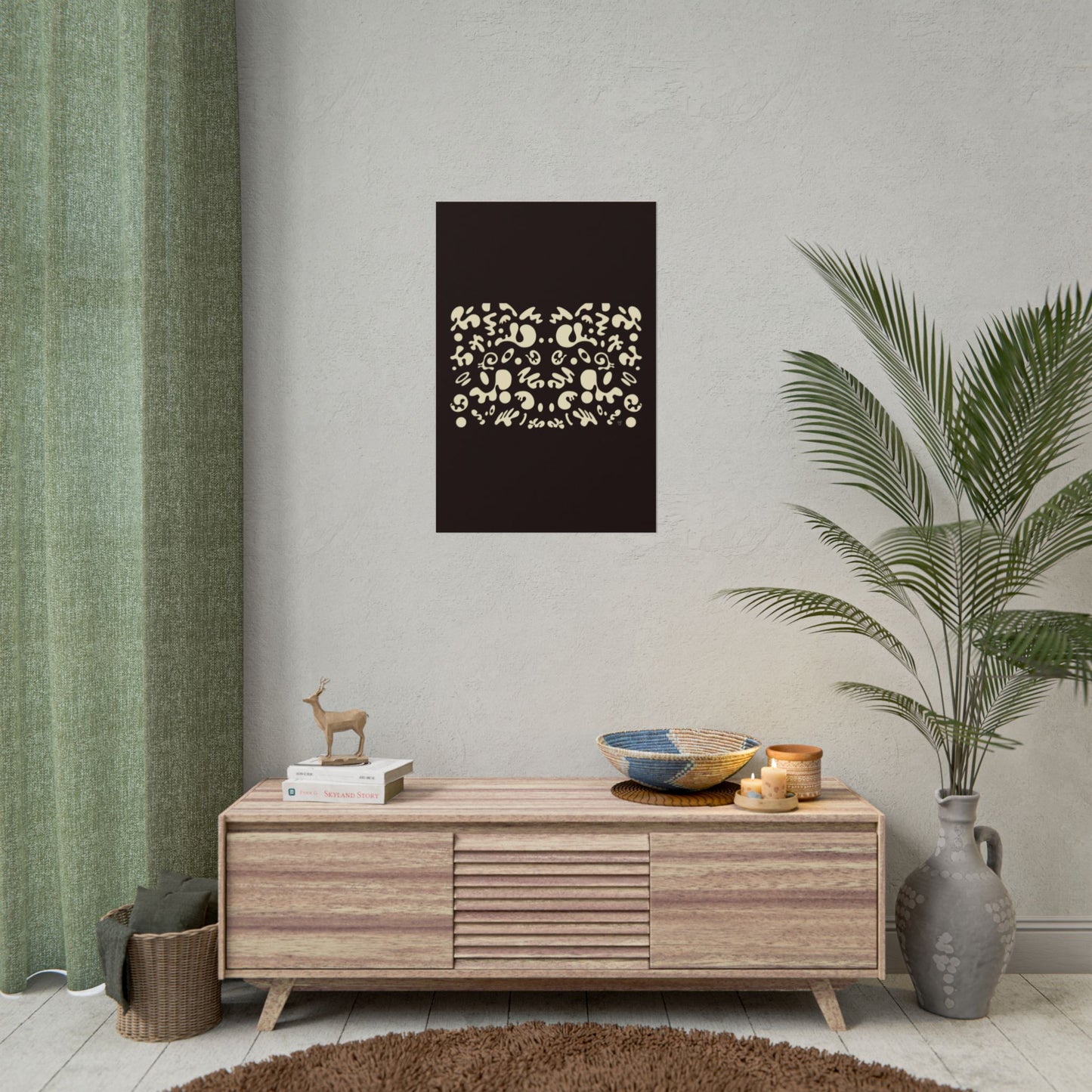Mirror Work Rolled Poster (Portrait) - Smoke Signal