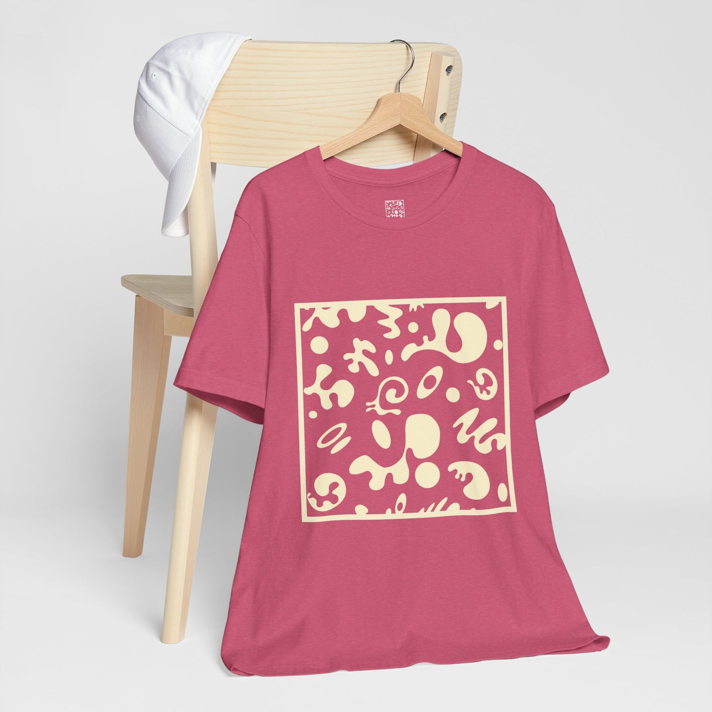 Adorn'd Unisex Jersey Short Sleeve Tee - Blank Page White Print