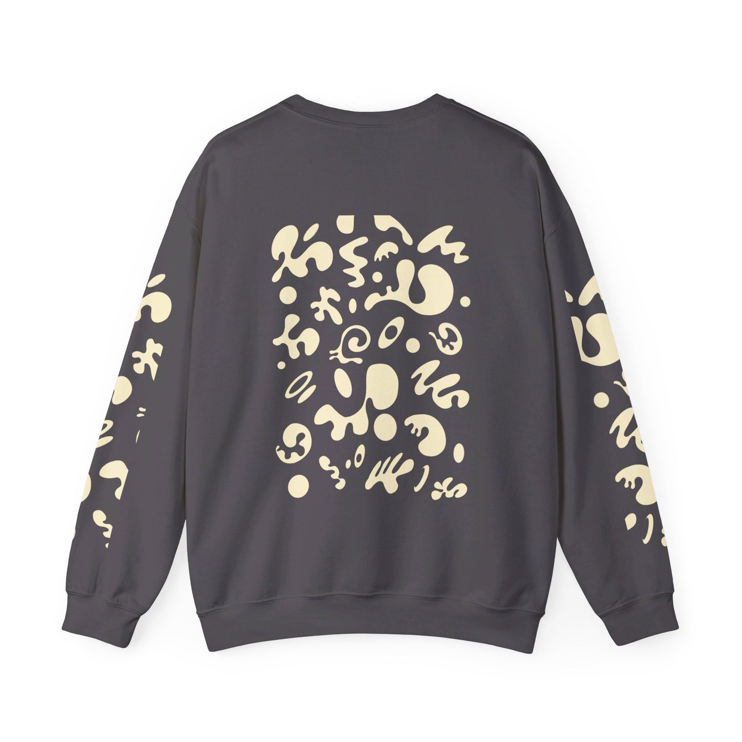 PURE IMAGINATION UNISEX HEAVY BLEND™ CREWNECK SWEATSHIRT - Warm White Print