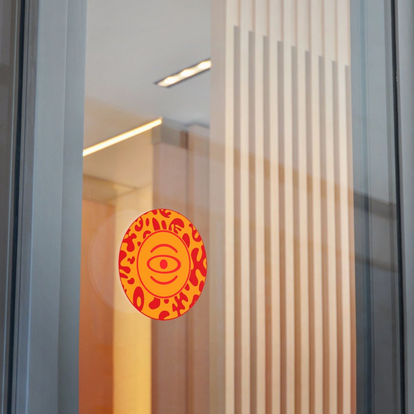 Adorn'd Logo Round Vinyl Stickers - Heat Theory