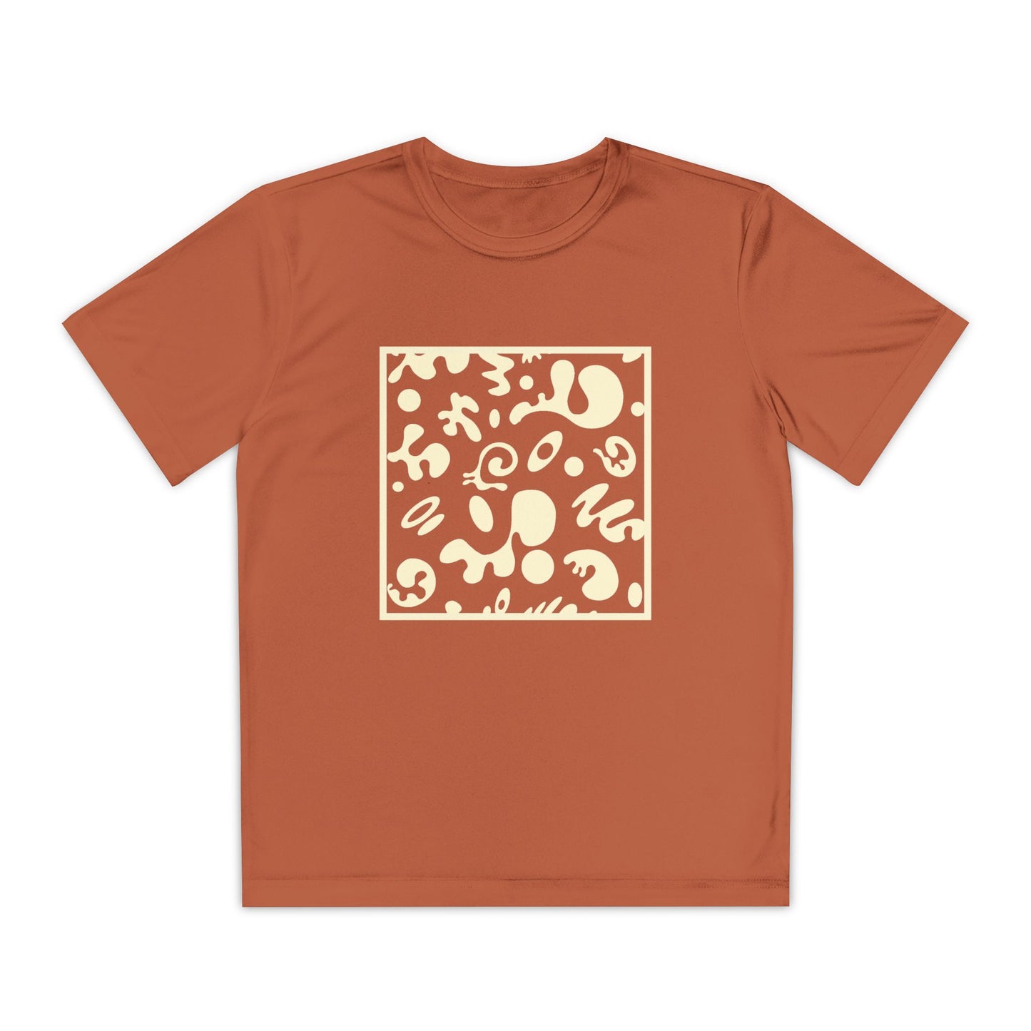 Adorn'd Youth Competitor Graphic Tee - Blank Page White