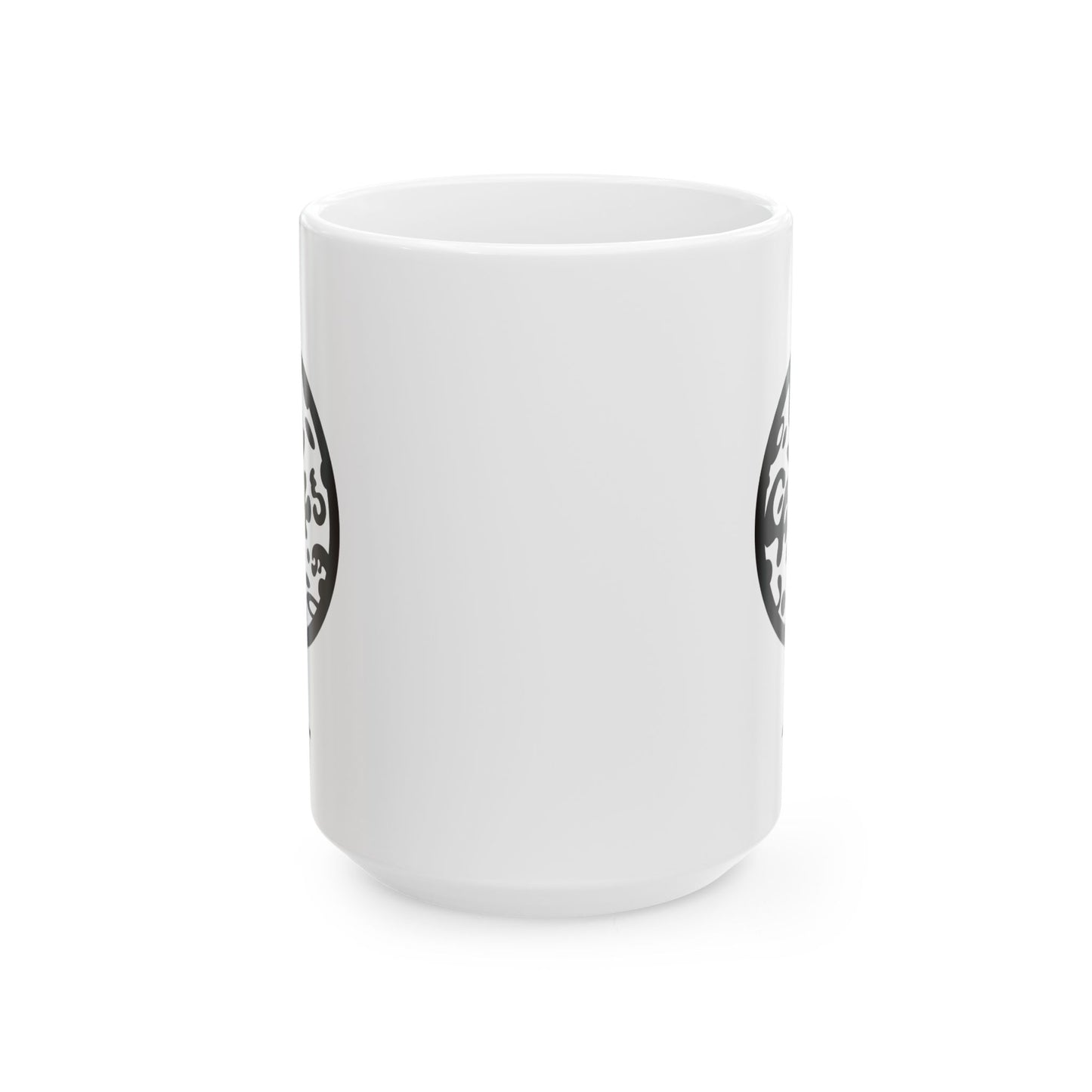 Adorn'd Minimalist Logo White Ceramic Mug