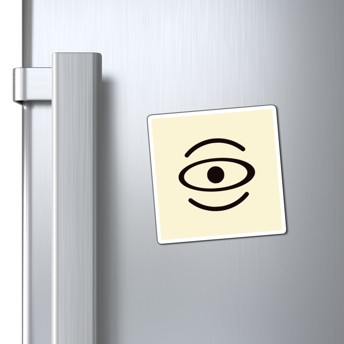 Jaha Logo Square Magnet - Blank Page White