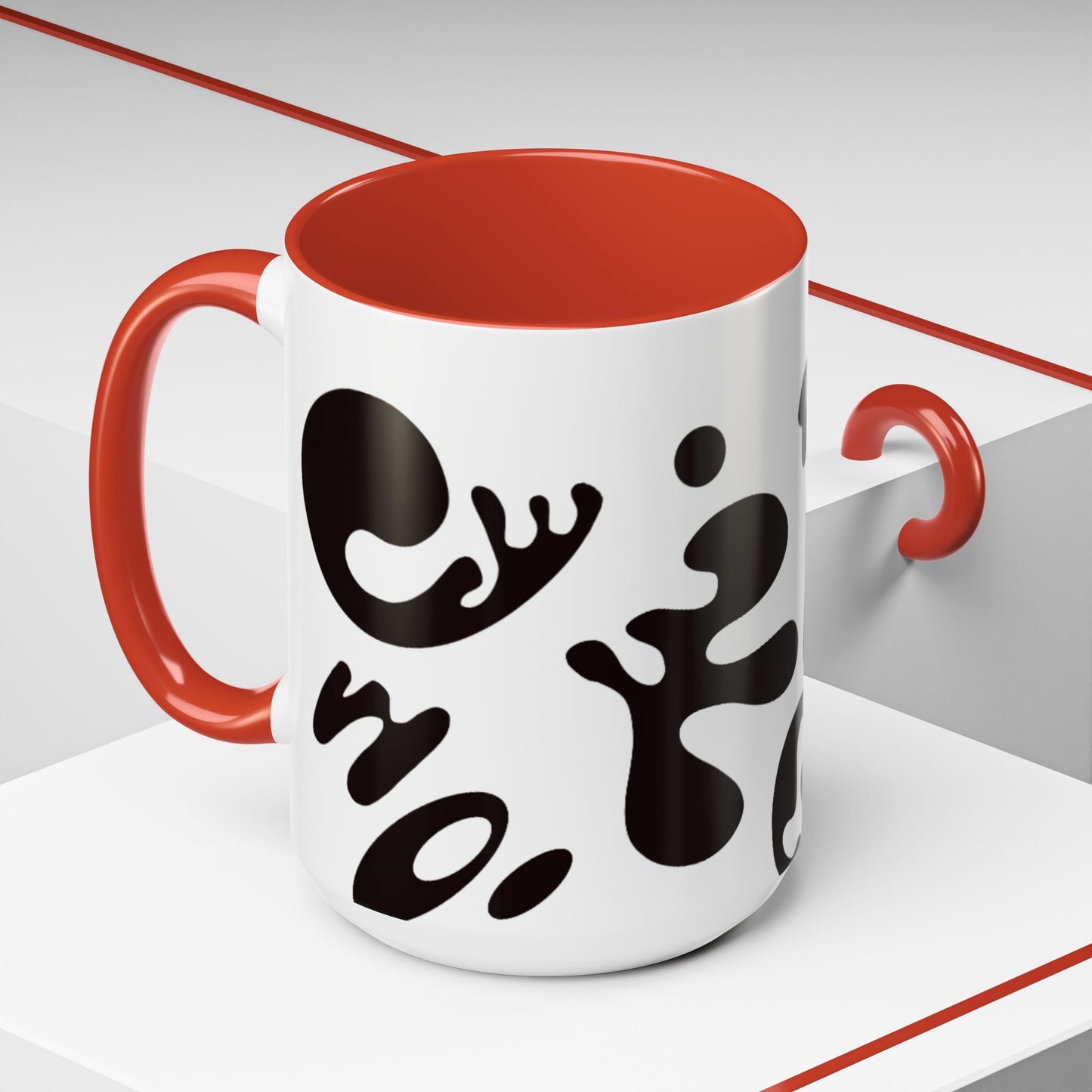 Nourish'd Color Accent Ceramic Mug