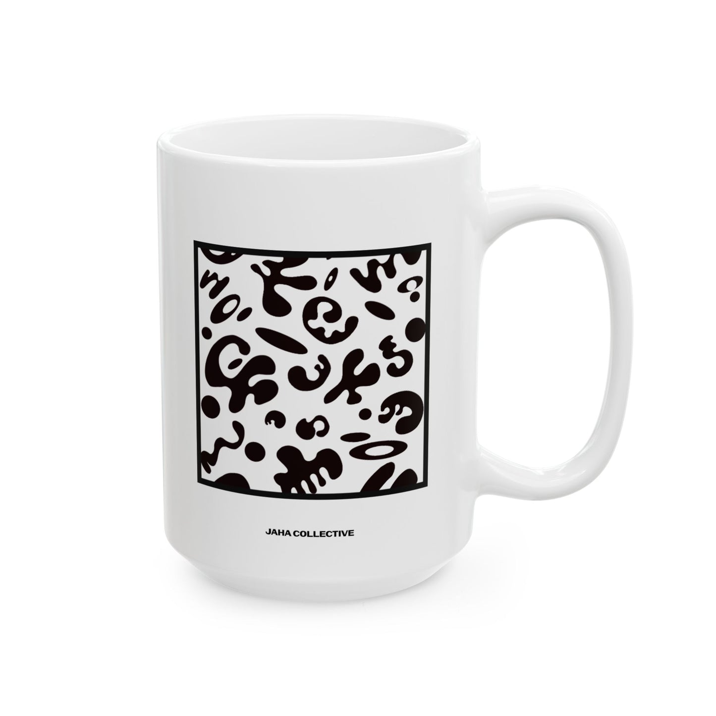 Adorn'd Minimalist Square White Ceramic Mug