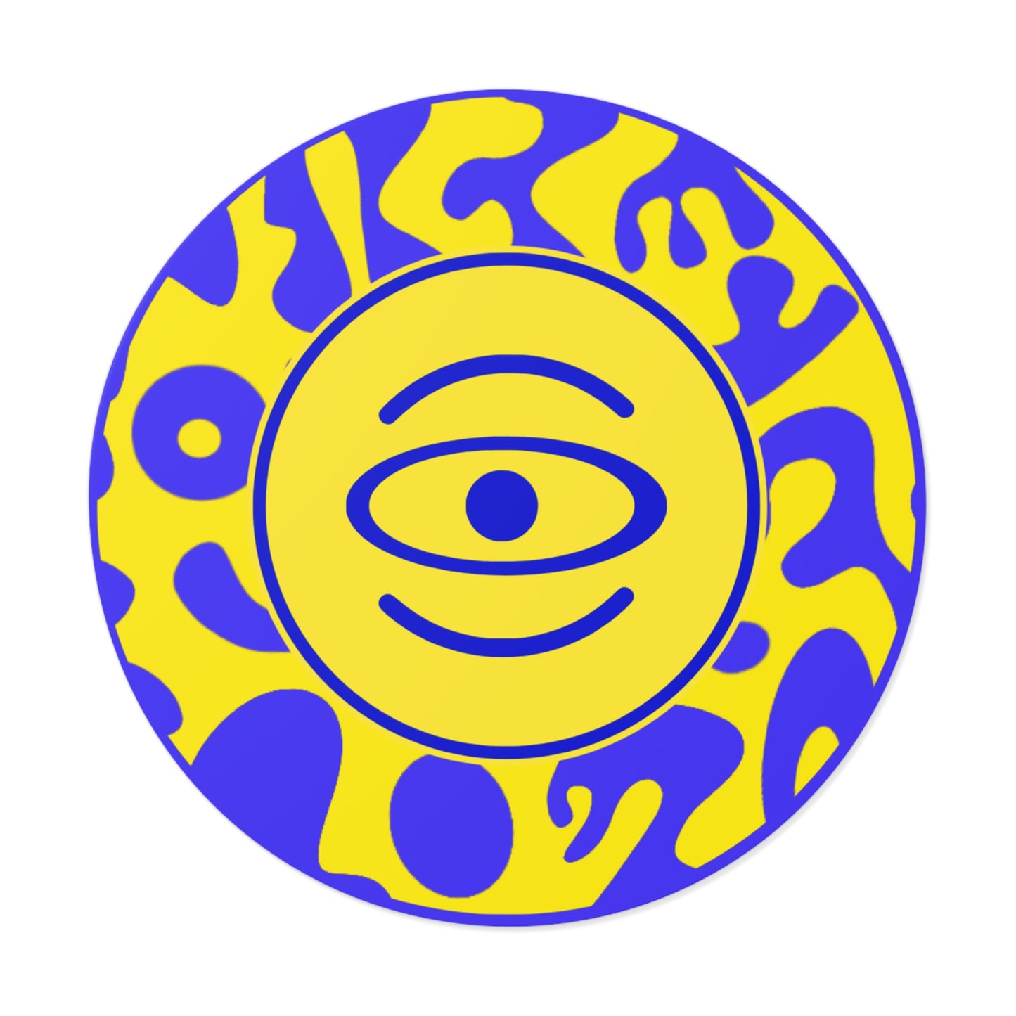 Adorn'd Logo Round Vinyl Stickers - Sunspell