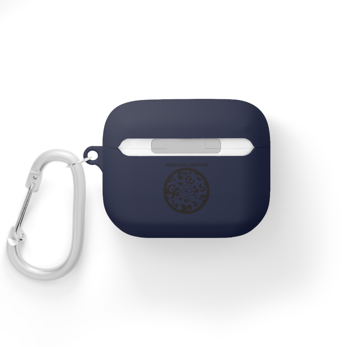 Adorn'd Logo Hard Plastic Airpods Case Cover - Smoke Signal Black