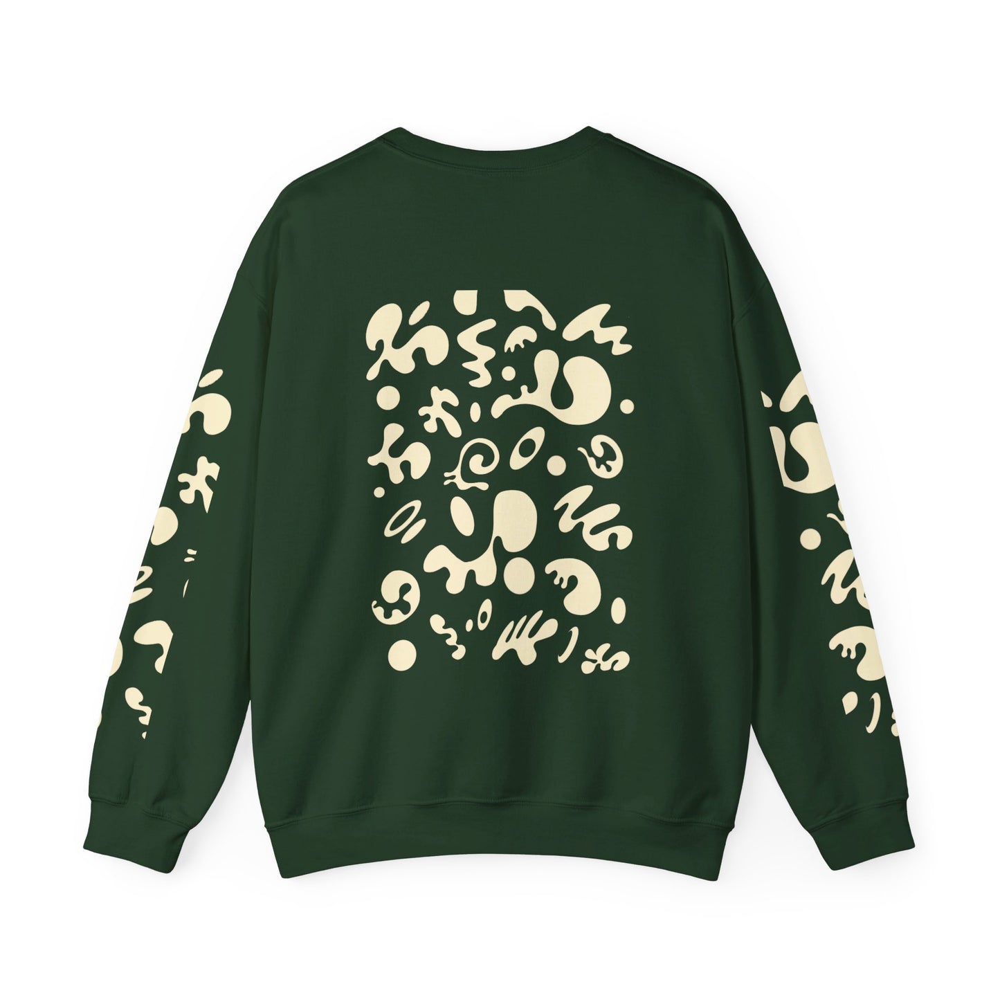 PURE IMAGINATION UNISEX HEAVY BLEND™ CREWNECK SWEATSHIRT - Warm White Print