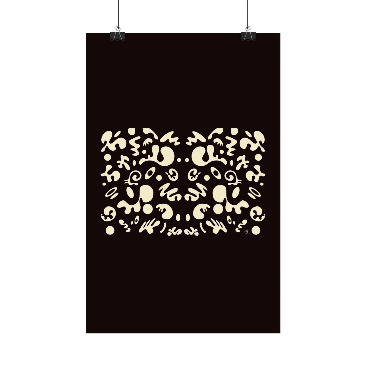 Mirror Work Rolled Poster (Portrait) - Smoke Signal