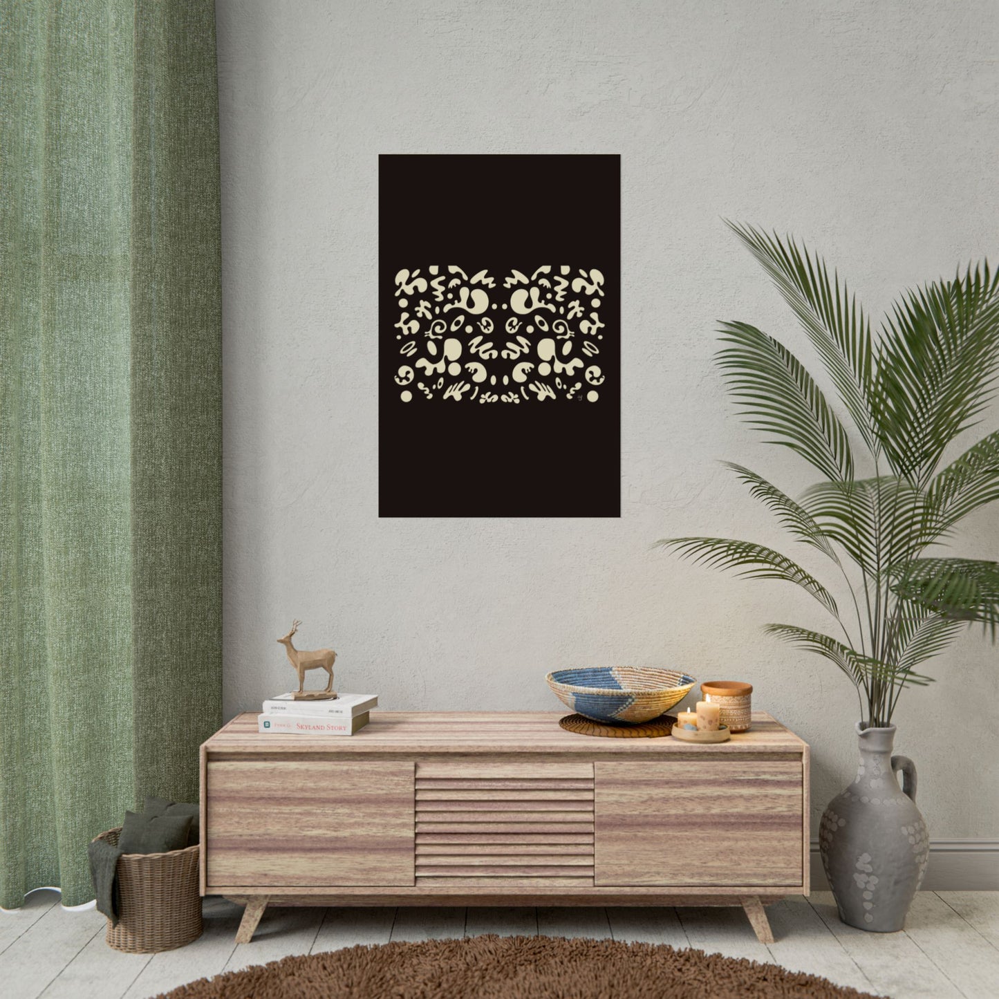 Mirror Work Rolled Poster (Portrait) - Smoke Signal