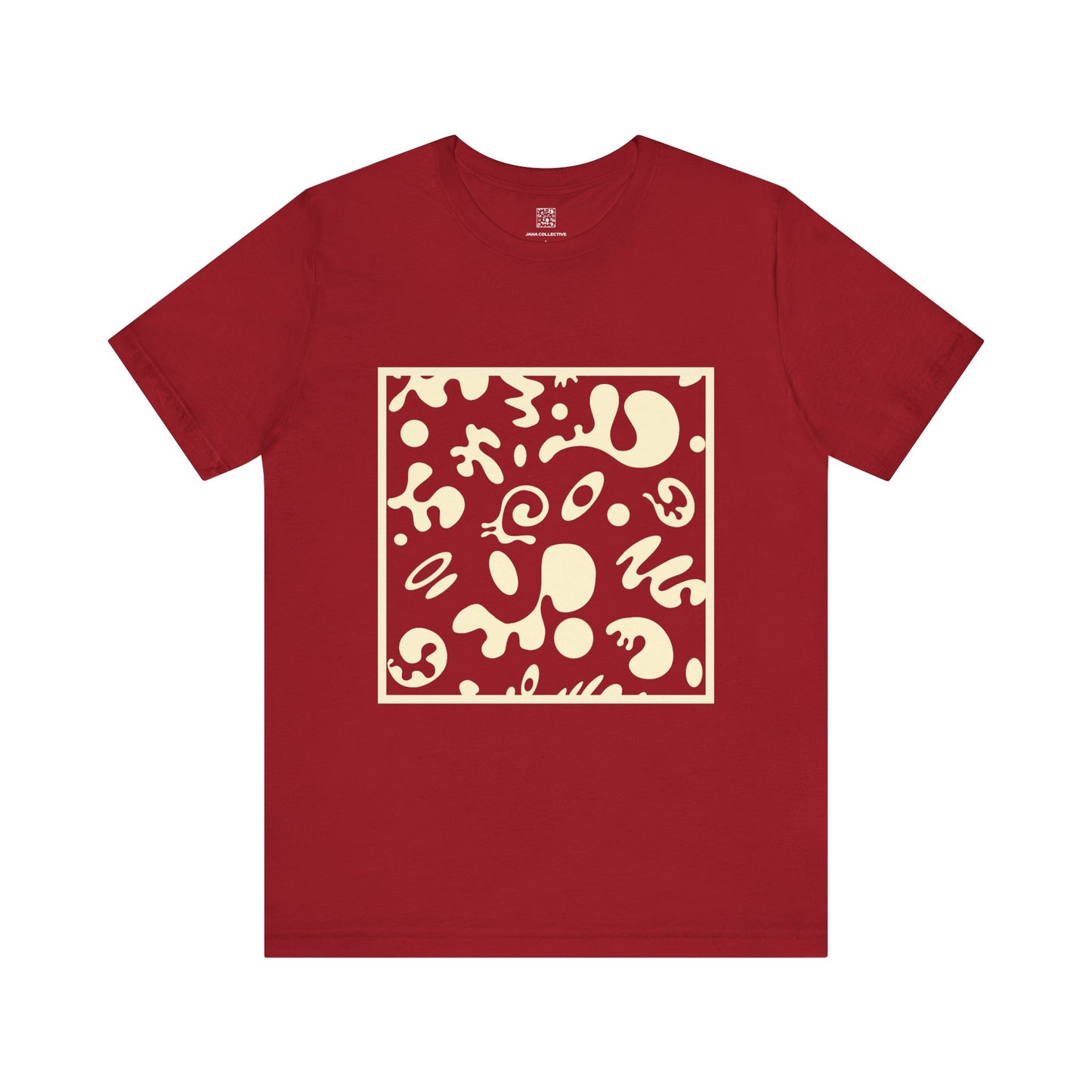 Adorn'd Unisex Jersey Short Sleeve Tee - Blank Page White Print