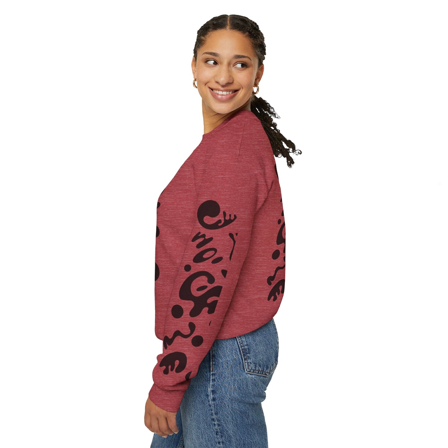 Pure Imagination Unisex Heavy Blend™  Crewneck Sweatshirt- Smoke Signal Black Print