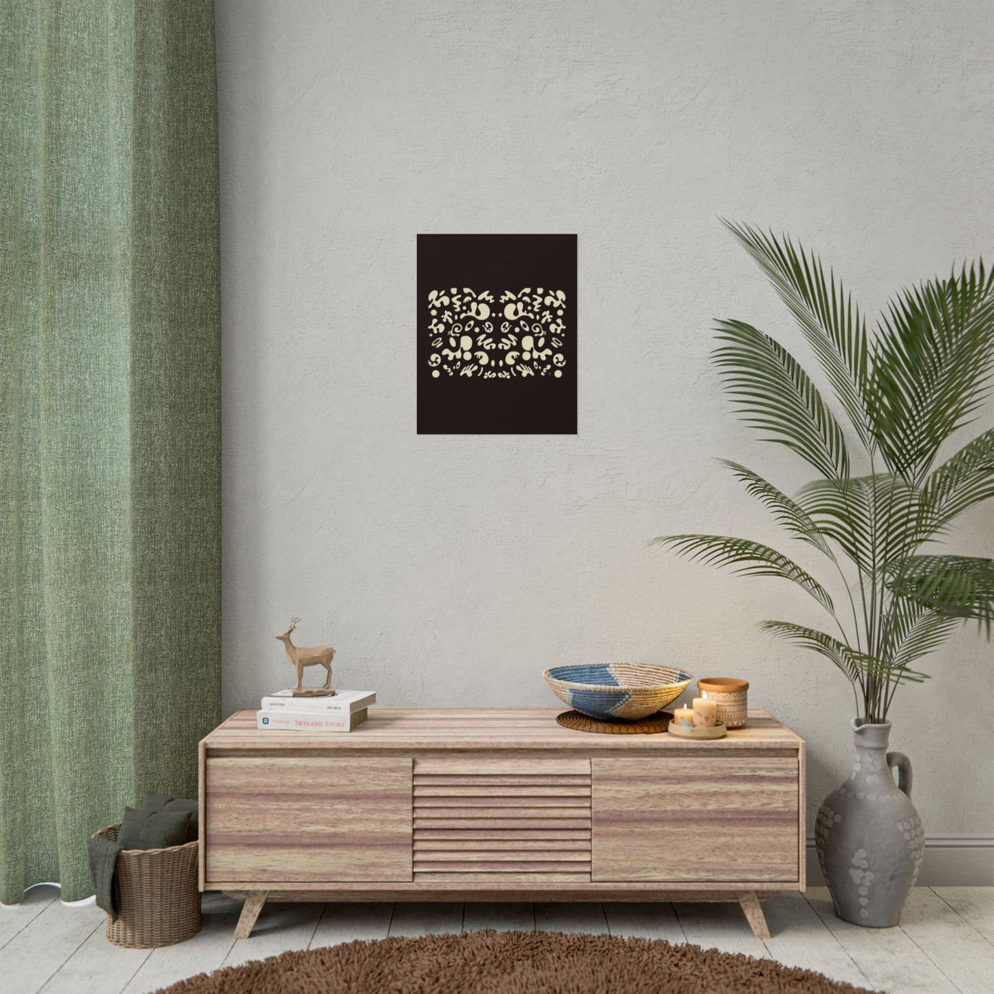 Mirror Work Rolled Poster (Portrait) - Smoke Signal