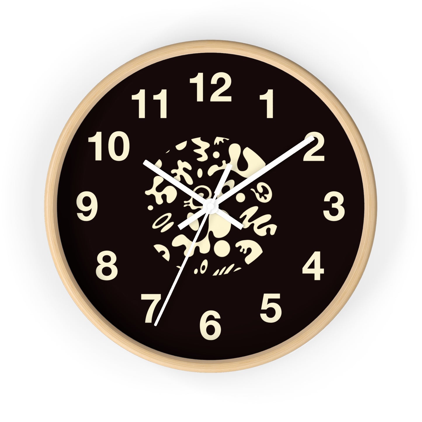 Bright Future Classic Wall Clock - Smoke Signal Black