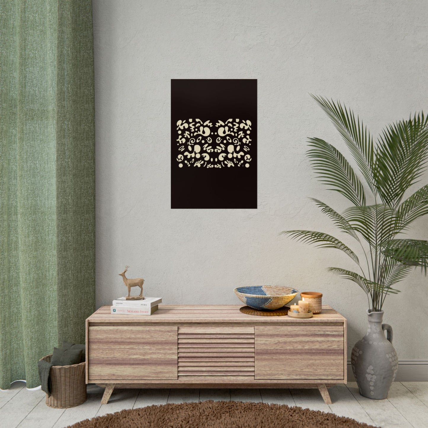 Mirror Work Rolled Poster (Portrait) - Smoke Signal