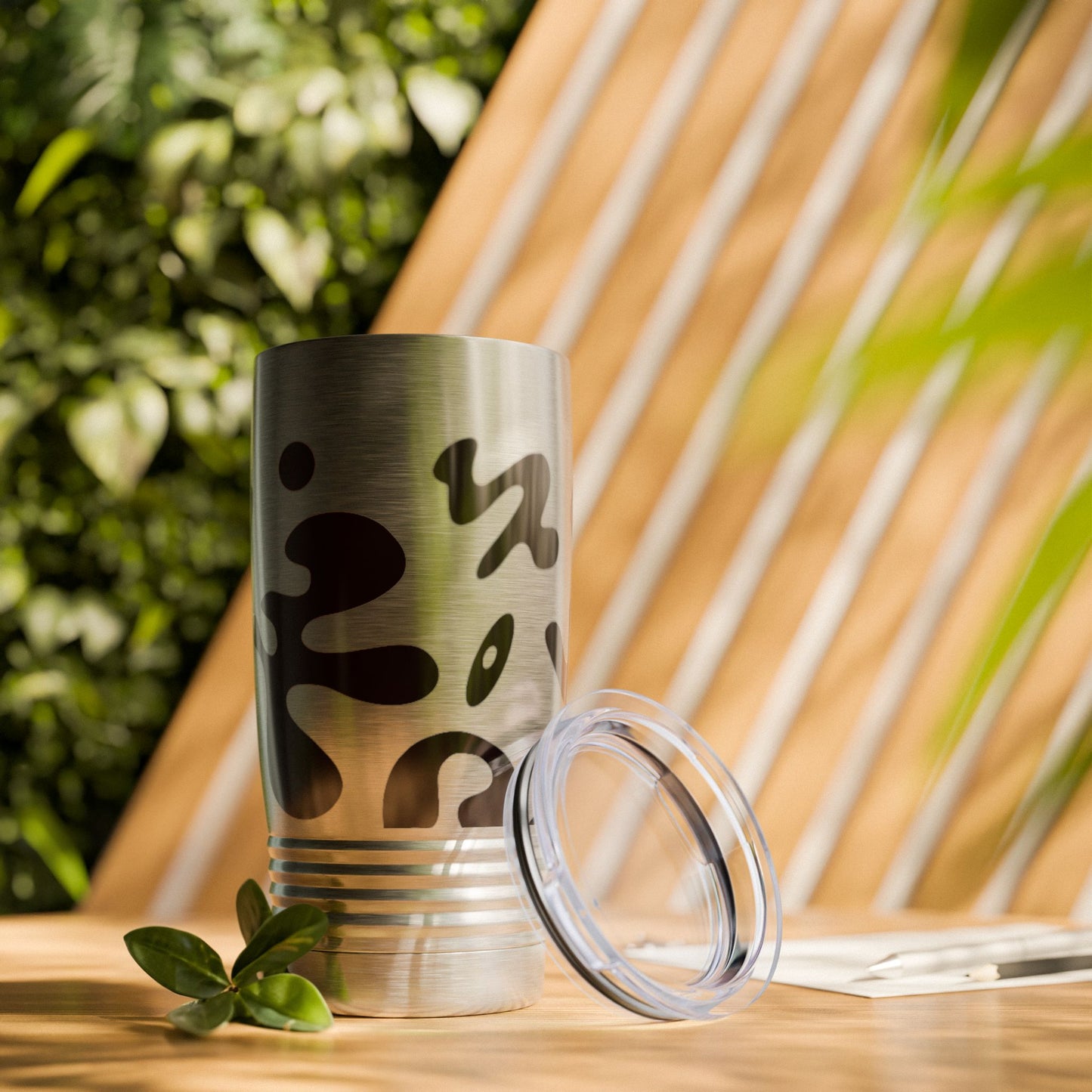 Nourish'd Ringneck Tumbler, 20oz - Smoke Signal Black Print