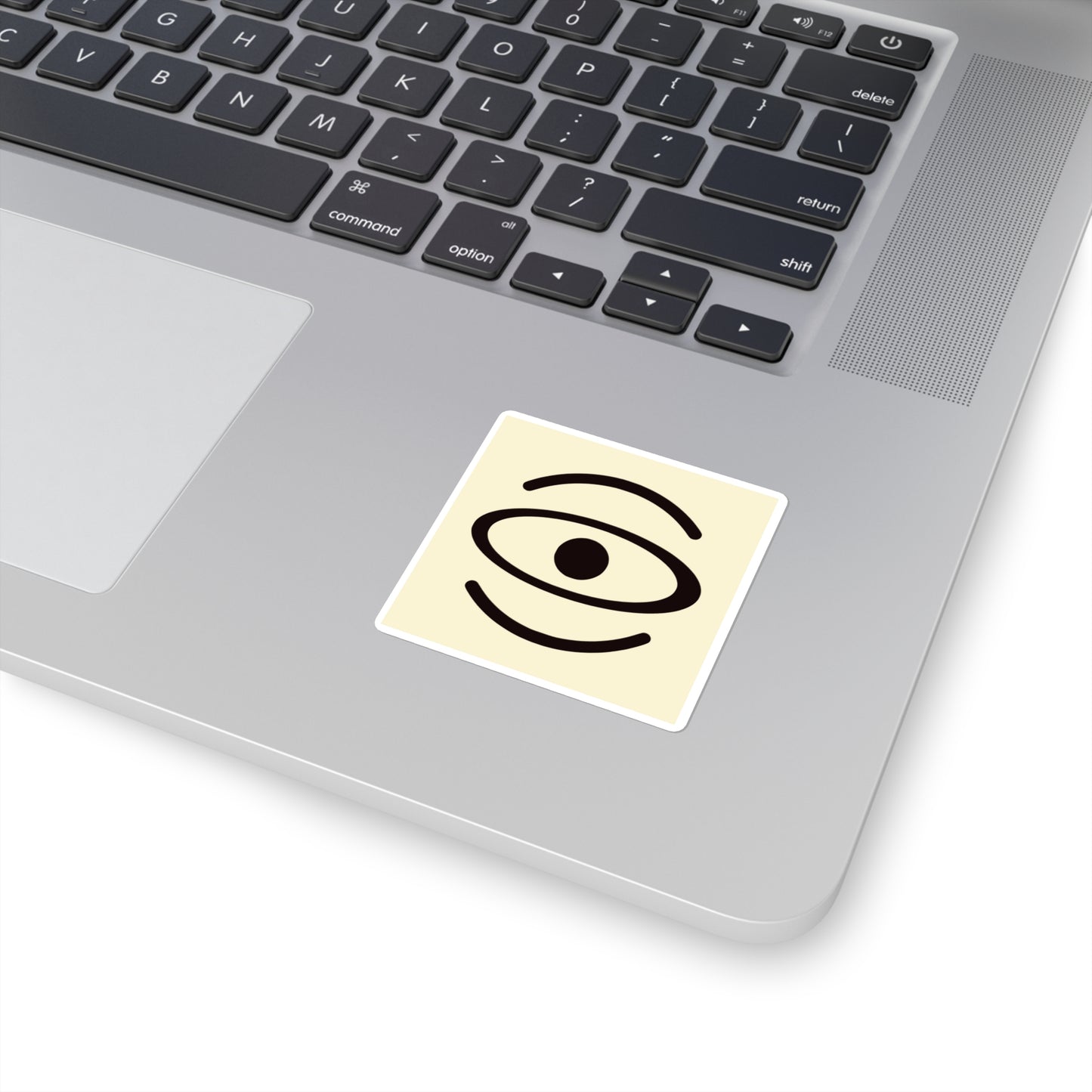 Jaha Logo Square Sticker - Blank Page White