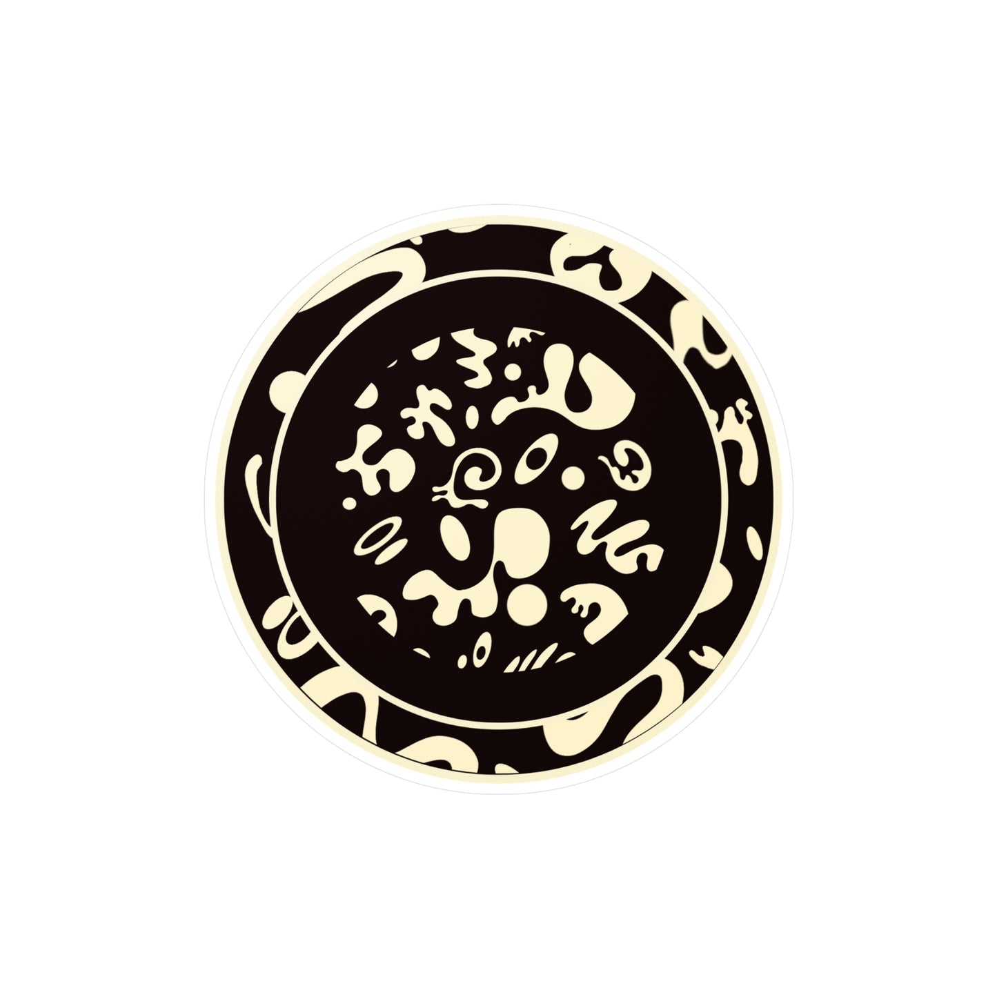 Adorn'd Kiss Cut Vinyl Decal - Smoke Signal Black