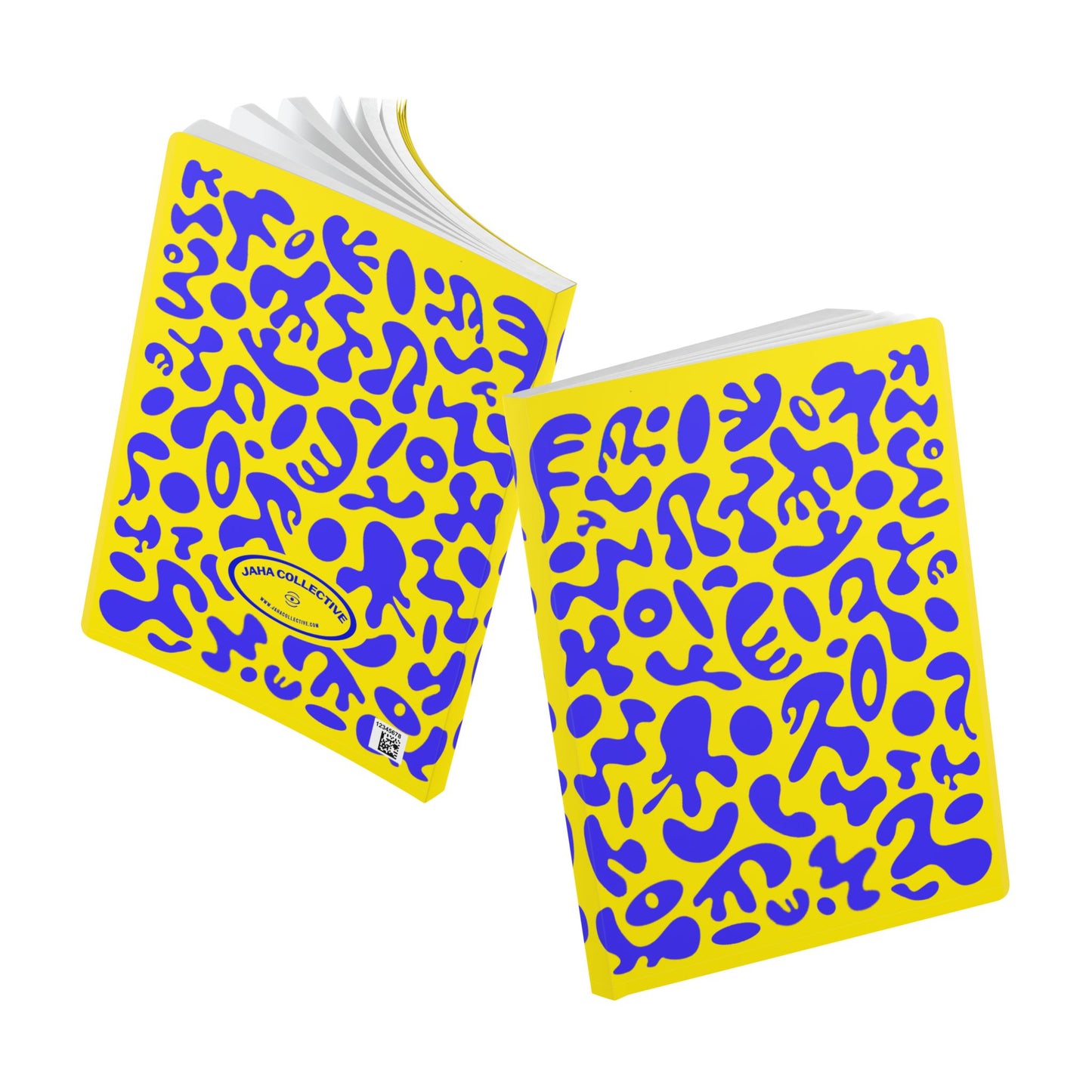 Pure Imagination Softcover Journal w Inside Prints + Tear-Off Pages (Ruled Line) - Sunspell Yellow