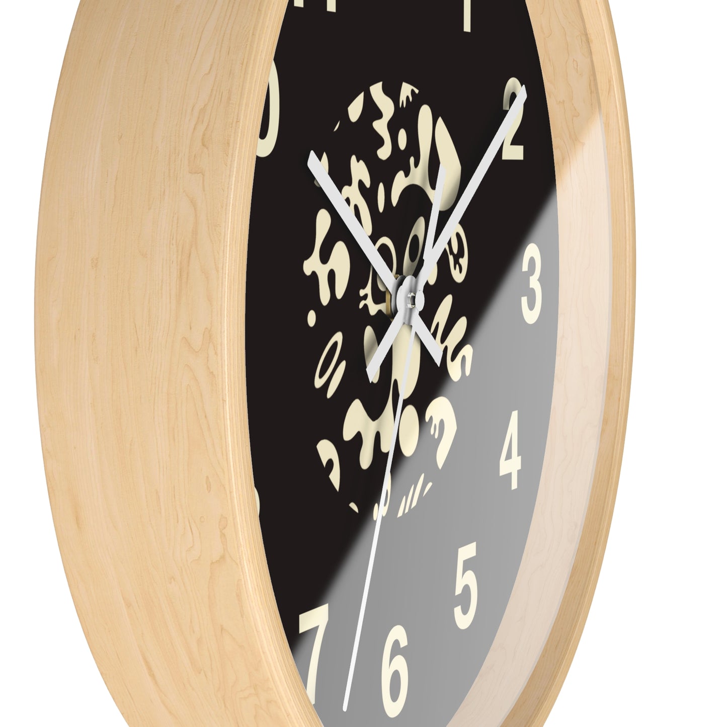 Bright Future Classic Wall Clock - Smoke Signal Black