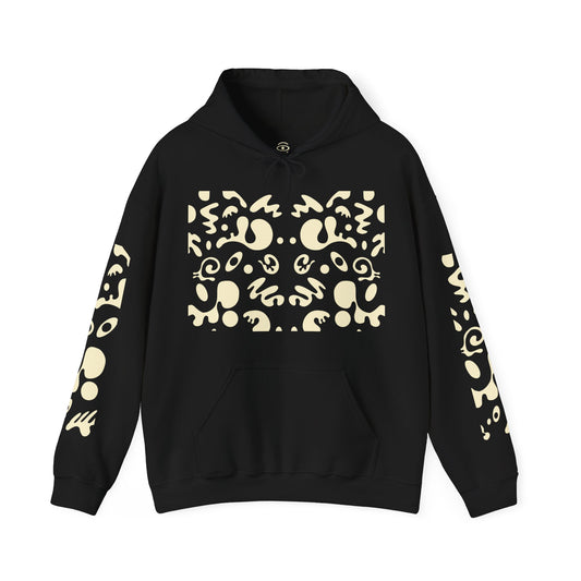 Mirror Work Unisex Heavy Blend™ Hooded Sweatshirt - Blank Page White Print