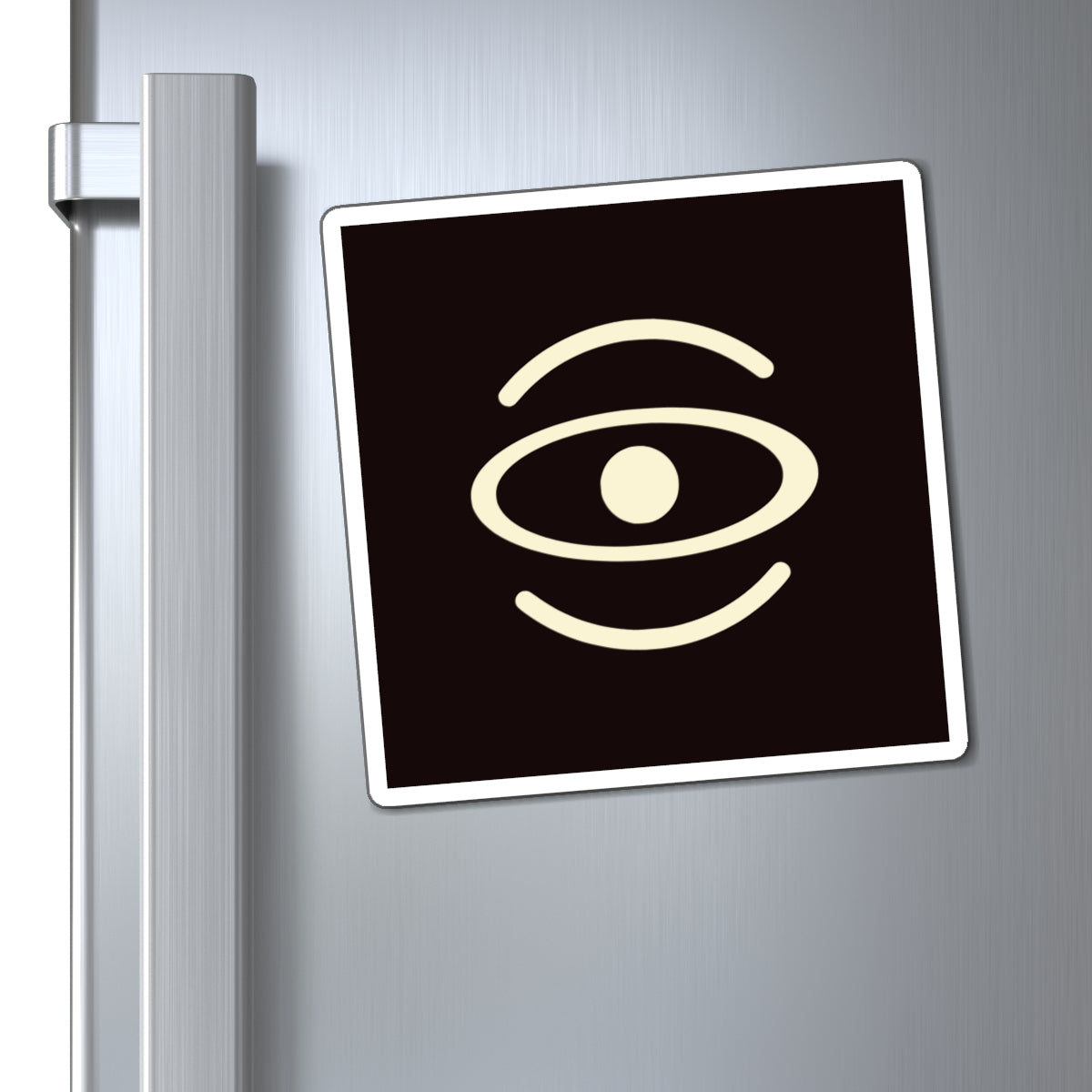 Jaha Logo Square Magnet - Smoke Signal Black