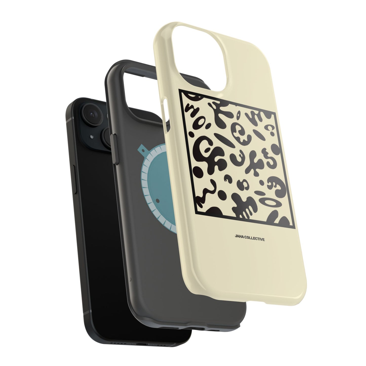 Adorn'd Minimalist Square MagSafe Tough Case - Blank Page
