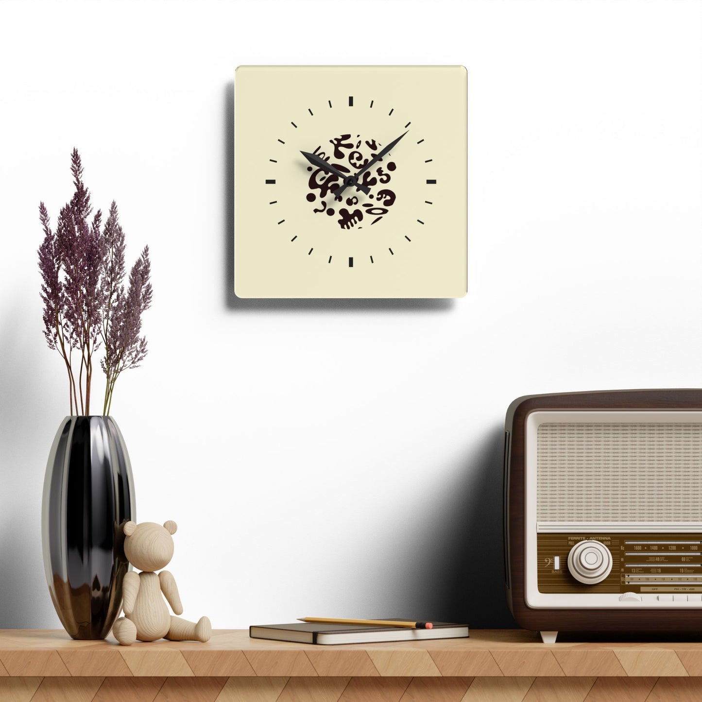 Adorn'd Minimalist Acrylic Wall Clock