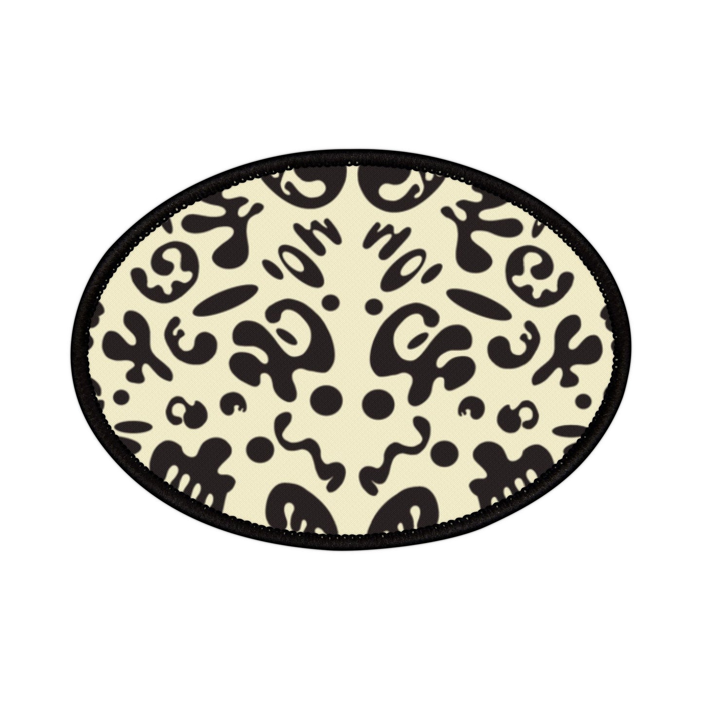 Mirror Work Color Vibrant Iron-On Patches - Blank Page