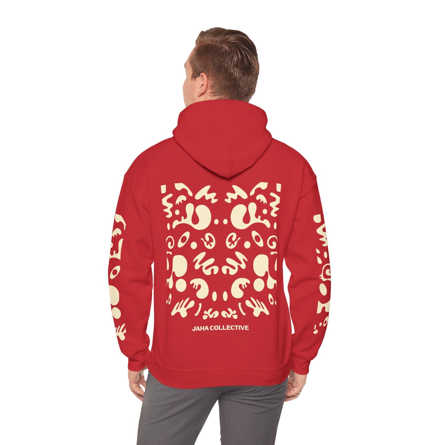 Mirror Work Unisex Heavy Blend™ Hooded Sweatshirt - Blank Page White Print