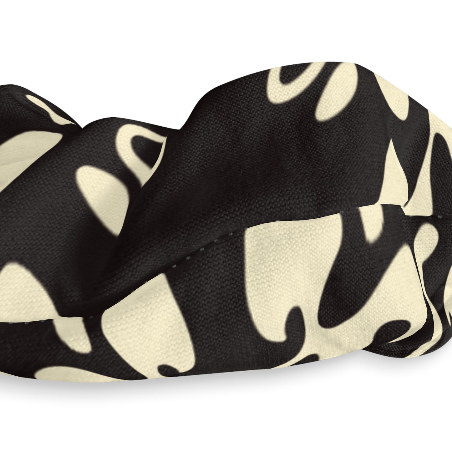 Adorn'd Scrunchie - Smoke Signal Black