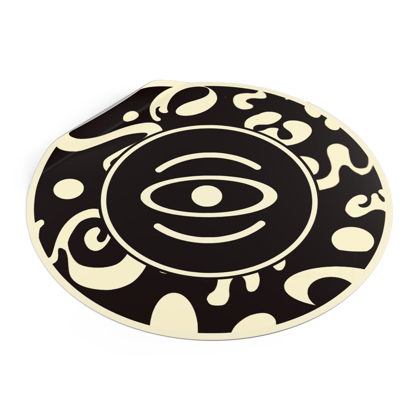 Adorn'd Logo Round Vinyl Stickers - Smoke Signal